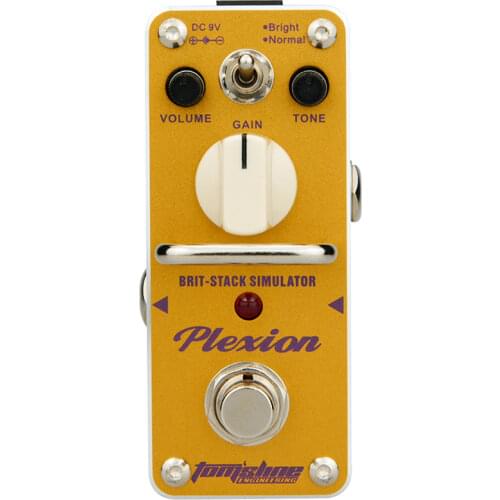 AROMA APN-3 Plexion Brit-stack Simulator Electric Guitar Effect Pedal Mini Single Effect with True Bypass Guitarra Effect Pedal