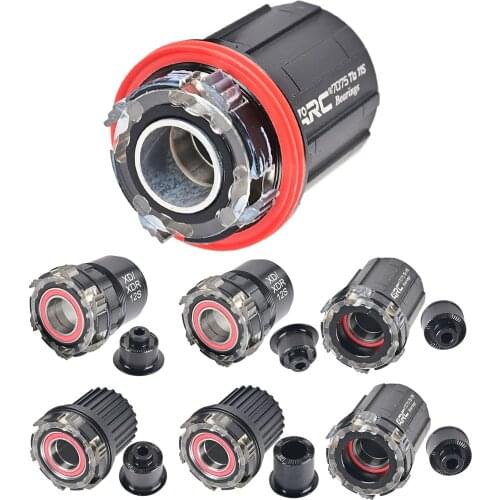 MTB Bike Freehub Body QR/Thru Axle Free Hub Adapter 4/6 Pawls Hub Parts