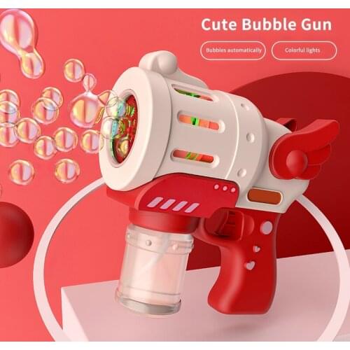 Summer automatic indoor and outdoor modeling exciting bubble machine gun soap bubble electric childrens toy free delivery fast