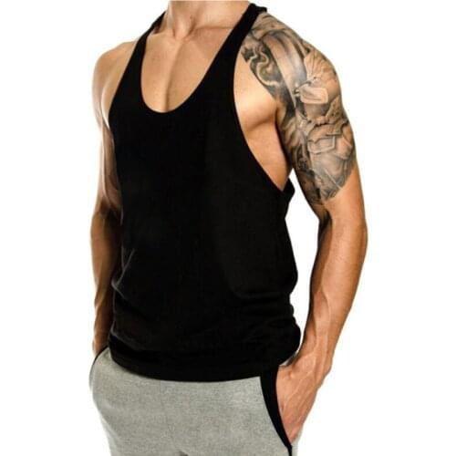 Summer Gym Stringer Singlets Mens Clothing Muscle Bodybuilding Sleeveless Shirt Y Back Sporting Tank Top Men Fitness Vest