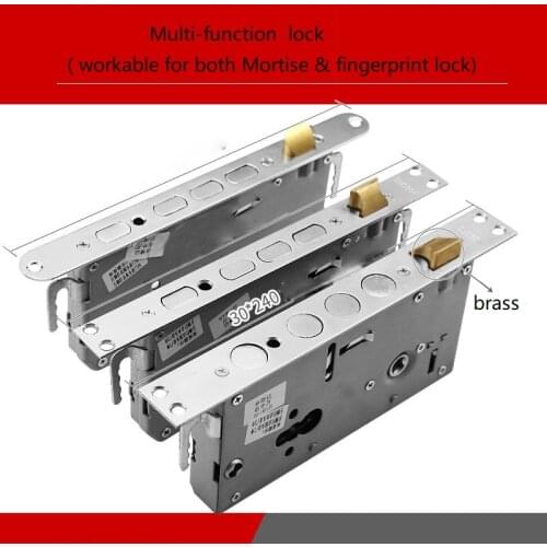 Multi-function mortise fingerprint lock part door lock body 24*280 （90mm deep ） Fitting Hardware Security lock body