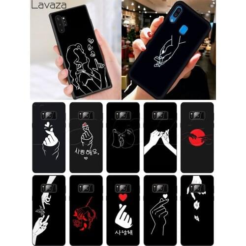 Lavaza Minimalist style series lines Soft Silicone Case for Samsung A10S A20S A30S A40S A50S A60 A70S M10 M20 M30