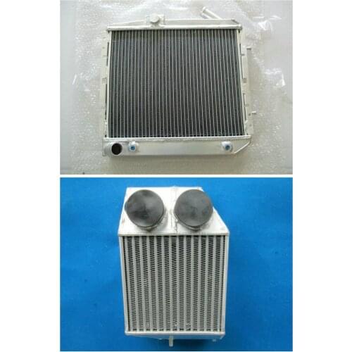 LOW PRICE Aluminum Radiator & Intercooler For RENAULT SUPER 5/R5 9/11 1.4L GT TURBO AT 1985-1991 85 86 87 88 89 90 91