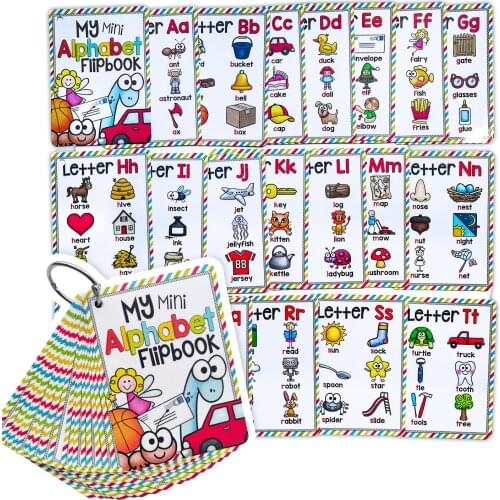 Phonics 26 English Letters Flash Cards Kids Montessori Games Learning Word Cards Educational Toys For Children Baby