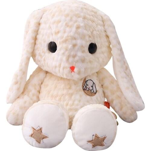 Wholesale Pineapple Pattern Long Ear Stuffed Plush Bunny Rabbit Toy