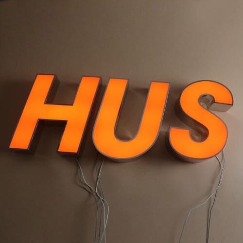 Popular Signage Led Channel Letter Stainless Steel Letter Dimensional Signage Shopfront Store Interior Exterior