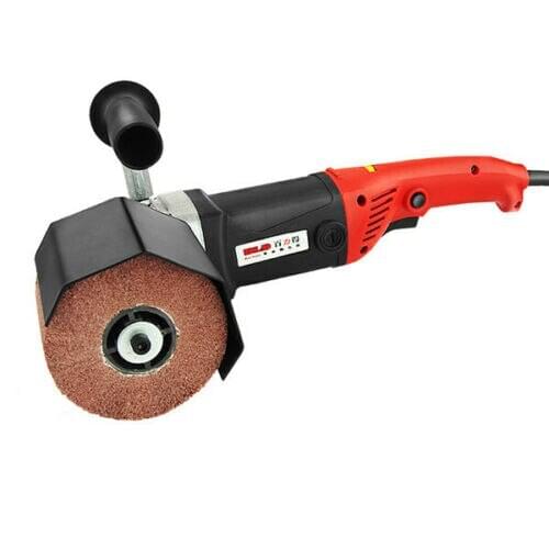 220V Stainless Steel Wire Drawing Machine Portable Speed Control metal Polisher