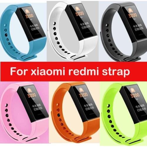 2020 For xiaomi redmi band strap silicone smartband wrist strap replacement red mi band bracelet for redmi wristband