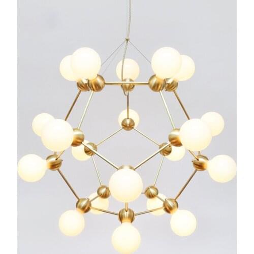 Nordic Modern magic beans DNA Lustres pendant light industrial Modo lamps Nordic Art Deco glass ball MOD hanging lighting