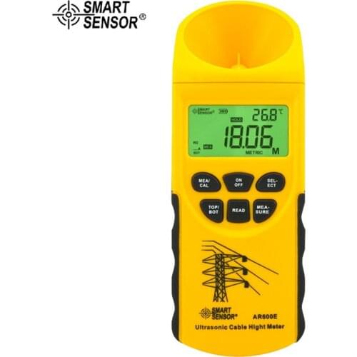 Xima AR600E Ultrasonic Cable Altimeter Height Measuring Instrument Overhead Line Distance Measuring Altimeter 23 meters
