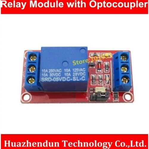 High Quality 1-circuit Relay Module with Optocoupler Support High and Low Trigger 5V 1-CIRCUIT 5pcs/lot