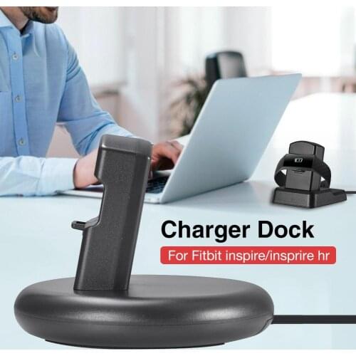 Watch Charger Base For Fitbit Inspire/ Insprire Hr Smart Watch Holder Cable Charging Support Bracket Dock Stand Station Cradle