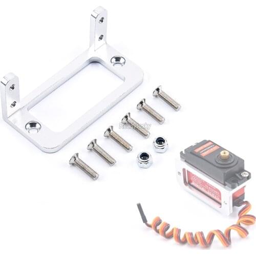1PCS / 4PCS / 10PCS CNC Aluminum Alloy Servo Holder Servo Mount For RC Airplane Boat Car Servo 3003 MG995 Servo Bracket