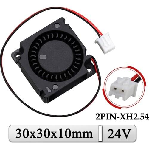 1Pcs Gdstime DC 24V Fan 30mm 30x30x10mm Mini Radial Heatsink Cooling Fan 3cm 30mmx10mm Laptop Micro Turbo Blower Fan Radiator