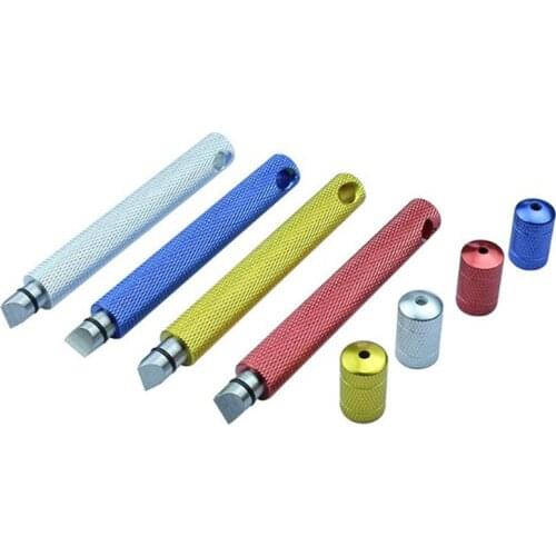 1pc Golf Wedge Iron Groove Sharpener Club Cleaner Cleaning Tool Square Golf Groove Cutter Tool Golf Training Aids