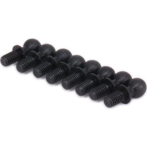 8pc Ball Stud Set For RC Car 1/18 FS Racing Big Foot Monster Truck Revel 24540 Scorch Hobbico Dromida BX/MT/SC4.18 Short Course