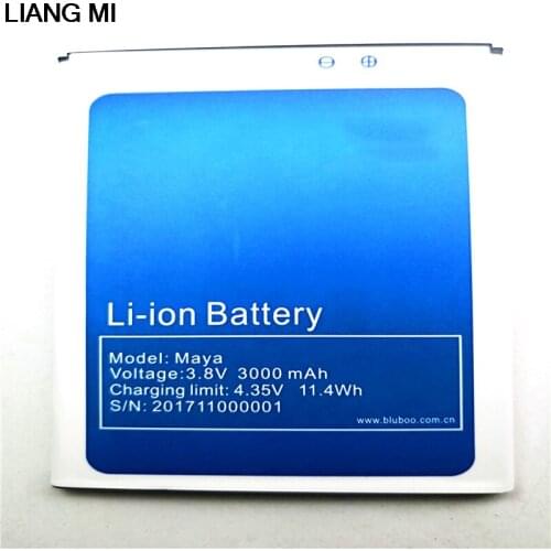 Bluboo Maya Battery 3000mAh Mobile Phone Replacement Accessory Accumulators For Bluboo Maya with phone stander