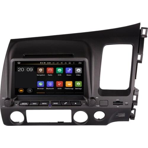 Android 9.0 Right Hand Driving WIFI 3G DVD Multimedia Player 4GB RAM Octa Core Car Auto Radio Stereo For Honda Civic 2006-2011