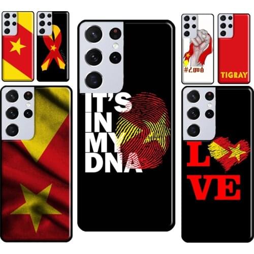 Tigray Flag Theme TPU Case For Samsung Galaxy S20 FE S10 S8 S9 Plus Note 10 Note 20 S21 Ultra Phone Cover