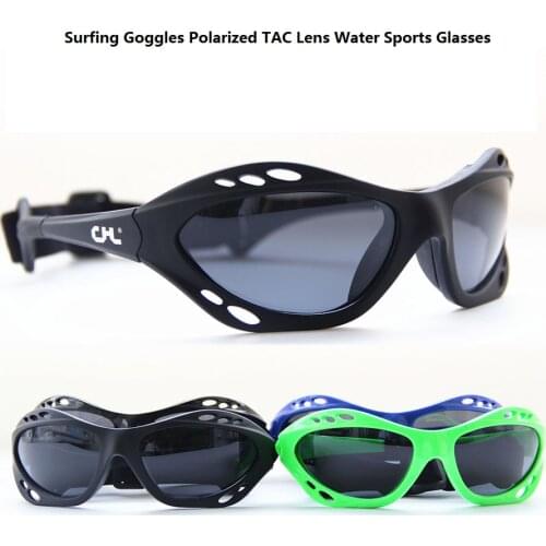 Black Sports Eyewear Floating Surfing Glasses Polarized TAC Lens Water Sports Glasses