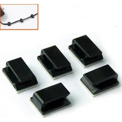 CHIZIYO 30Pcs/Lot Self-adhesive Rectangle Wire Tie Cable Mount Clamp Clip Navigator Tachograph Cable Clamp Automotive Wire Clip