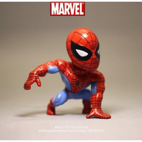 Disney Marvel Avengers spider muscle Homecoming 10cm Action Figure Anime Mini Decoration PVC Collection Figurine Toy model