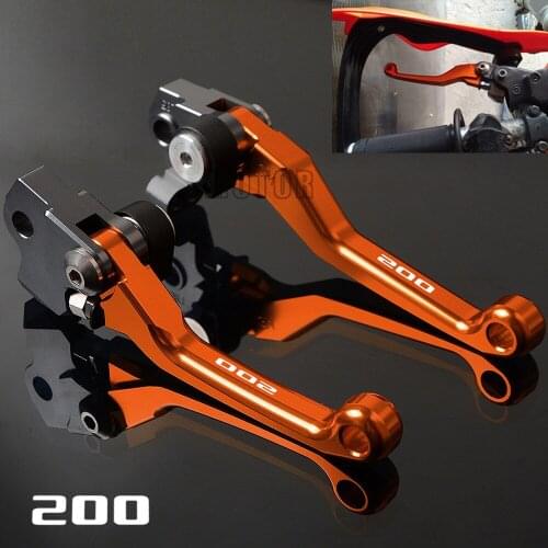 For 200EXC/200XC-W 2005-2016 200 EXC/XC-W XCW XC W CNC Aluminum Motorcycle Dirt Pit Bike Motocross Pivot Brake Clutch Levers