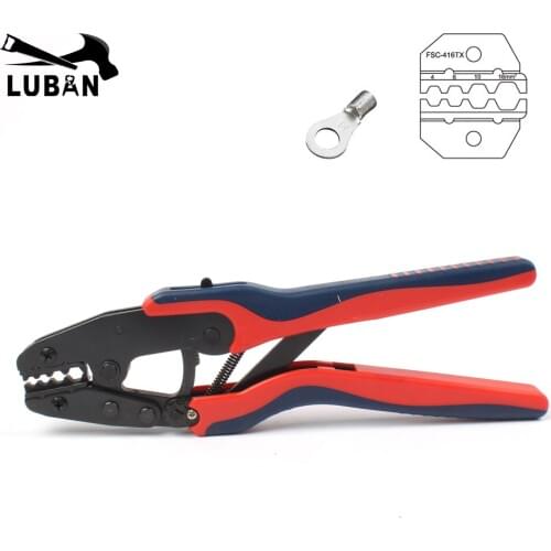 DR-416TX 4MM 6MM 10MM 16mm Super Strength-Saving Crimping Plier 1.5-6MM2 12-6AWG 4-16MM2