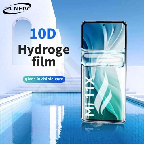 ZLNHIV 9D full cover hydrogel film for Xiaomi mi 8 9 SE 9T 10 Lite 10S 10T Pro 11 11i 11X Ultra phone screen protector Not class