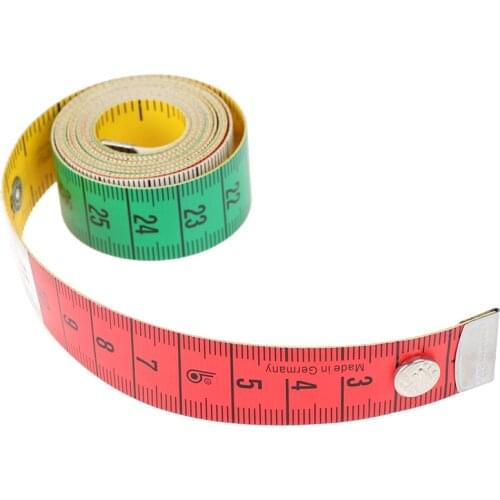 Hot 150cm/60" Body Measuring Ruler Sewing Tailor Tape Measure Soft Flat Sewing Ruler Meter Sewing Measuring Tape Random Color