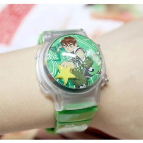 Hot selling silica gel cute luminescence cartoon watch pentium boy children flashing watch electronic watch boys watch
