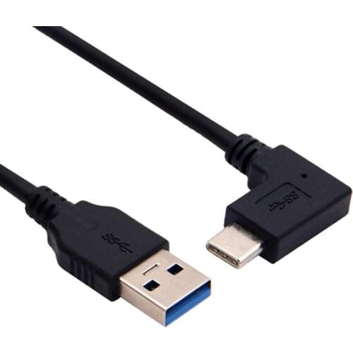 USB 3.0 Type-A Male to USB3.1 Type-C Male Up Down Left Right Angle USB Data Sync & Charge Cable type c Cord Connector adapter