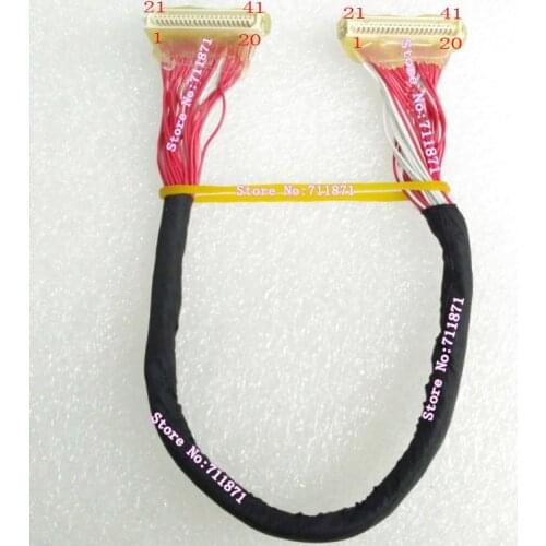 Male to Male 41P DF9 Cable Line 1.0 Pitch TTL 41Pin to 41P DF9 Screen Line Cable 41P 41Pin DF9 Screen Cable Line 41P Male TTL