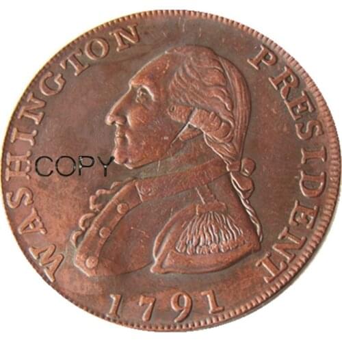 1791 Washington Grate One Penny Copy Coin