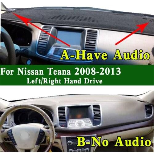 Fits Nissan Teana II 250XV J32Z J32 2.5 2008 2009 2010 2011 2012 2013 Dashmat Dashboard Cover Instrument Panel Protective Pad