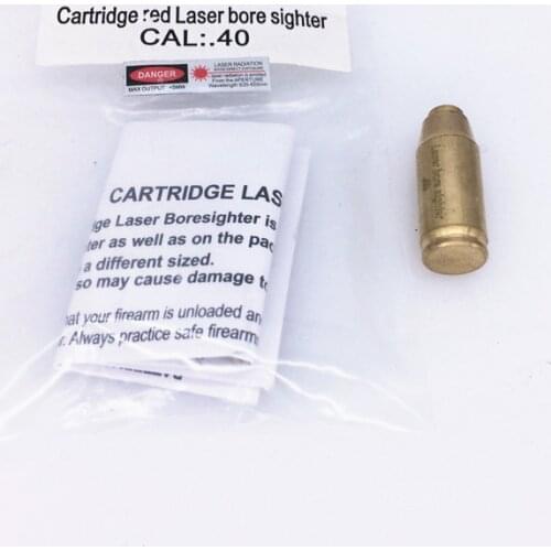 CAL.40 Brass Cartridge Red Dot Laser Bore Sighter Red Sighting Sight Collimator BoreSighter