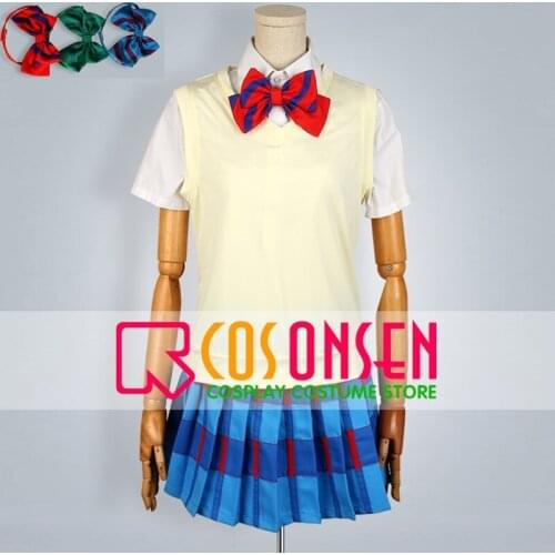 Love Live! Honoka Kotori Umi Maki Rin Hanayo Nozomi Eli Nozomi Uniform Cosplay Costume