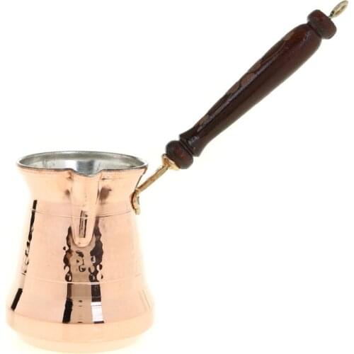 DOLBOVI Saint Belisama Sultan Copper Coffee Pot 550ml Wooden Handle Coffee maker турка для кофе cafetera