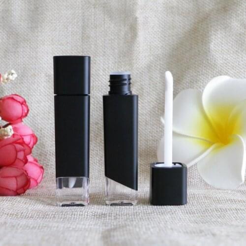 Mini 3.5ml Black Empty Lip Gloss Small Container Lip Repair Mask Moisturizer Whitening Tubes Liquid Makeup Lips Travel Bottle
