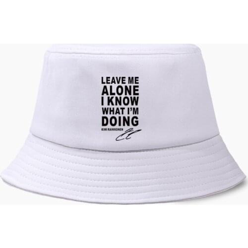 Leave Me Alone I Know What I'M Doing Bucket Hat Panama Men Cap Women Bob Fishing Hats Panamas Outdoor Sunscreen Fisherman Caps