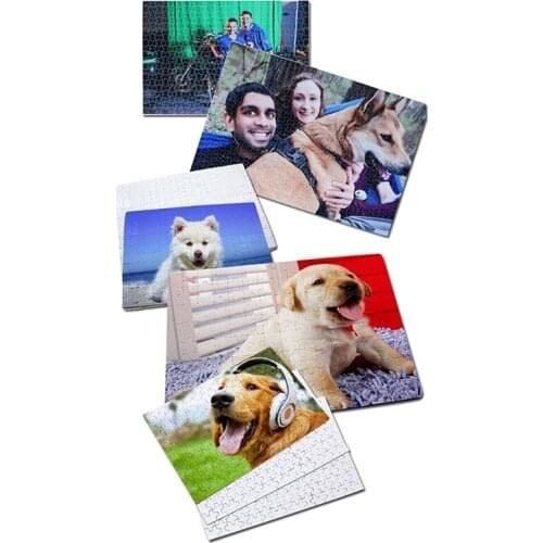 10 Packs Handmade Jigsaw Puzzles A4 A5 Sublimation Blanks Puzzles DIY Puzzle Blank Custom Puzzle For Heat Transfer Craft