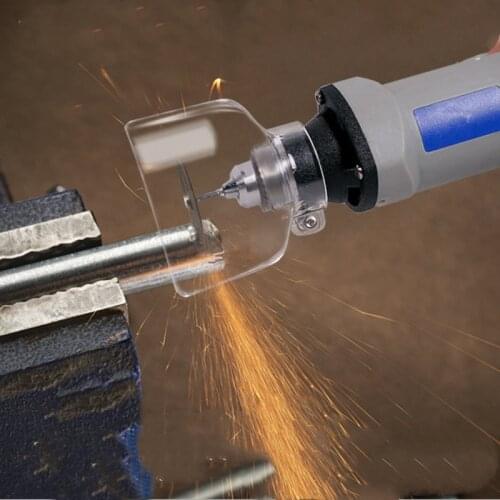 Plastic Mini Grinder Cover adjustable Electric carving Splash proof Protective Anti-dust Shield Holder Dremel tools Accessories