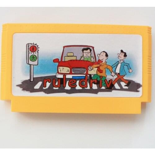 Rule Drive 60 Pin Game Card For 8 Bit Subor Game Player