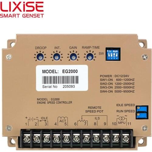 Engine governor EG2000 LIXiSE diesel generator speed control unit
