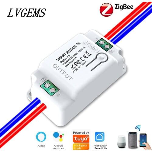 Tuya Zigbee DIY Switch Smart Home Automation Light Switch Controller Module Smart Life Alexa Google Home Assistant