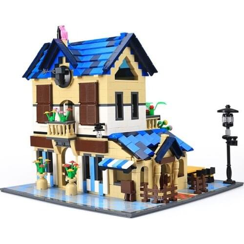 Country house Bricks City Great Building Blocks Toys for Children Kids Gifts Model 1298Pcs