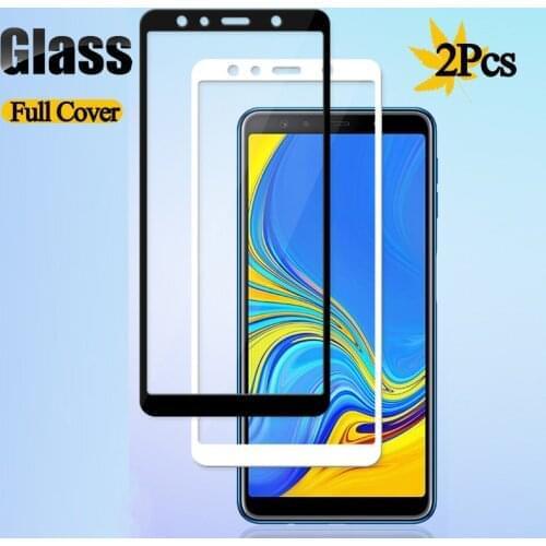 2PCS For Samsung Galaxy A7 2018 Tempered Glass Screen Protector 9h Safety Protective Film on A750 SM-A750F/DS SM-A750FN/DS Glass