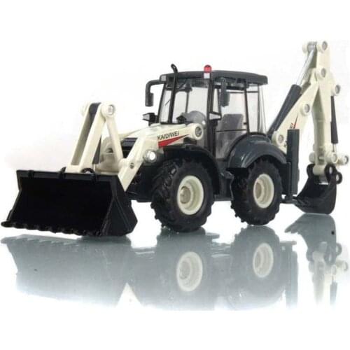 1:50 KDW Alloy Die-casting Excavator Inertia 4 Wheel Shovel Loader Two-way Forklift Bulldozer Backhoe Loader Truck Model Toy