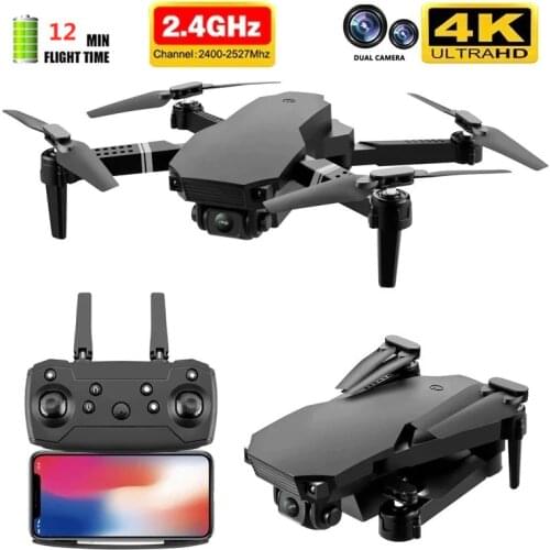 2021 NEW Drone 4K 2.4G WiFi Live Video FPV Quadrotor Flight 12 Minutes 4KHD Wide-angle Dual Camera Foldable Height keeping