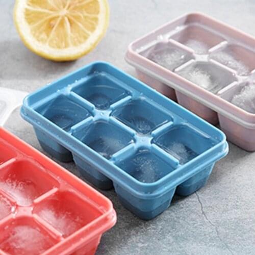 3Pcs New Ice Mold Non-stick Low Temperature Resistance PP Kitchen Durable Ice Cube Making Mould for Summer Ice Cube Mold Set